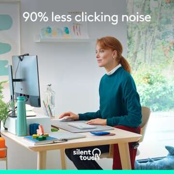 Logitech Signature M650 Wireless Mouse - For Small to Medium Sized Hands, 2-Year Battery, Silent Clicks, Customizable Side Buttons, Bluetooth, for PC/Mac/Multi-Device/Chromebook - Off White