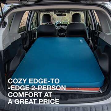 Exped DeepSleep Mat 7.5 Duo | Self-Inflating Camping Pad for Two | Durable Comfort | Warm & Packable...