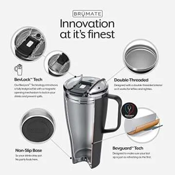 BrüMate Toddy 22oz Leak Proof Insulated Coffee Mug