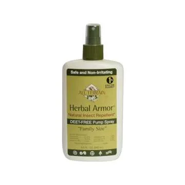 Kids Herbal Armor 4oz & Herbal Armor 8oz DEET-Free Insect Repellent Bundle - Plant-Based, All-Natural Bug Spray for Family