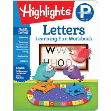Engaging Preschool Letters Workbook (Highlights Learning Fun)