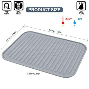 Hotsyang Silicone Trivets For Hot Pots and Pans Large, Trivets For Hot Dishes Modern, Trivets for Gr...