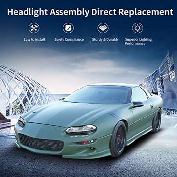 Upgrade Your 1998-2002 Chevy Camaro with AUTOSAVER88 Headlights