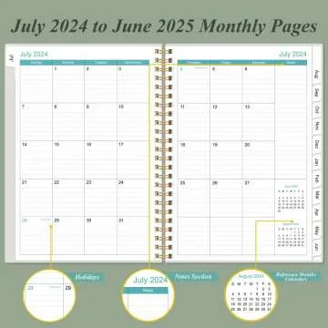 2024-2025 Academic Planner for Students & Organizers