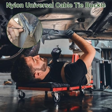 Heavy Duty 100PCS Nylon Cable Tie Buckle for Auto Use