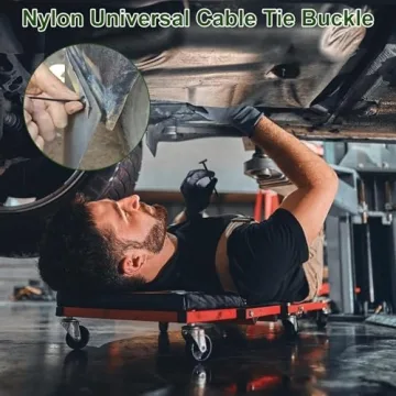 Heavy Duty 100PCS Nylon Cable Tie Buckle for Auto Use