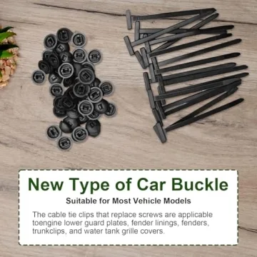 Heavy Duty 100PCS Nylon Cable Tie Buckle for Auto Use