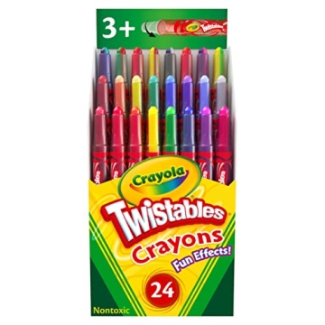 Crayola Twistables Crayons 24ct Durable Easy to Use Coloring Supplies