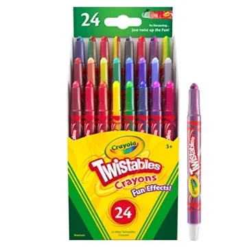 Crayola Twistables Crayons 24ct Durable Easy to Use Coloring Supplies