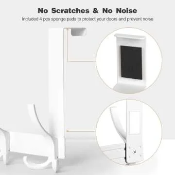 Optish Over The Door Hooks - Perfect Storage Solution