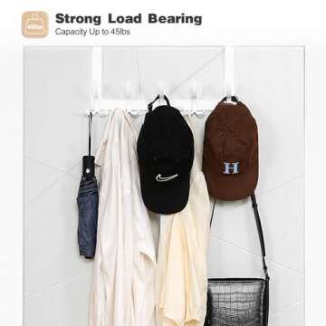 Optish Over The Door Hooks - Perfect Storage Solution