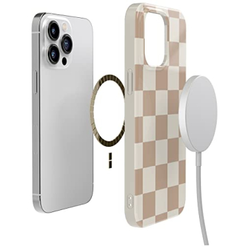 Casely iPhone 14 Pro Max | Stylish Checkered Case