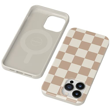 Casely iPhone 14 Pro Max | Stylish Checkered Case