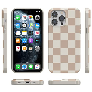 Casely iPhone 14 Pro Max | Stylish Checkered Case
