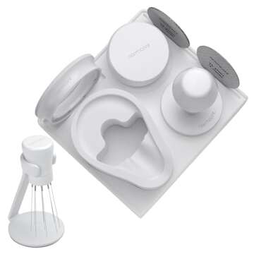 Normcore 58.5mm 7-in-1 Barista Kit: Coffee Tamper, Distributor Tool, WDT with Stand, Dosing funnel, ...