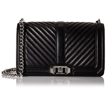 Rebecca Minkoff Chevron Love Quilted Crossbody Bag for Women – Versatile Women’s Crossbody Purse...
