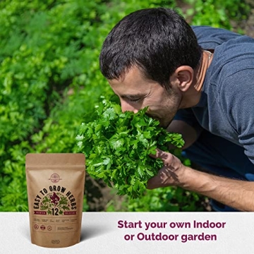 Culinary Herbs Seeds Variety Pack - Grow Fresh, Non-GMO Herbs