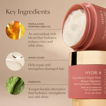 VEGAMOUR HYDR-8 Hair Mask for Dry Damaged Hair Repair
