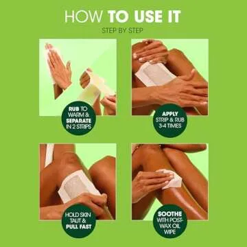 Nad's Body Wax Strips For Women: Easy Hair Removal Kit