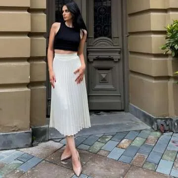 JENN ARDOR Women's Comfortable Stiletto Pumps 3 inch Elegant Gorgeous Closed Pointed Toe Slip On Solid High Heels for Ladies Wedding Dress Shoes Nude 8.5