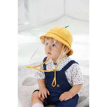 Dust Proof Packable Sun Hats for Babies Outdoor Protection