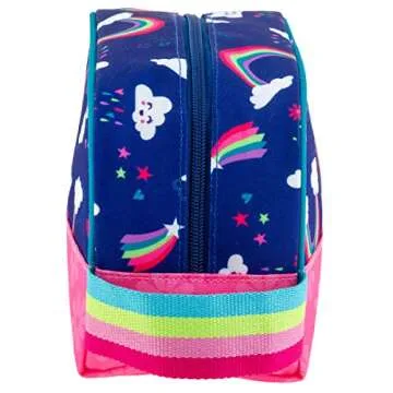 Stephen Joseph Kids' Rainbow Toiletry Bag for Fun Travel