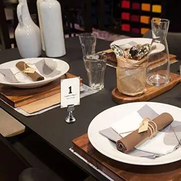 Urban Deco 16PK Table Number Holders for Events