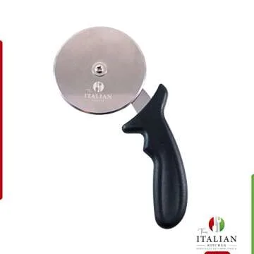 Italian Kitchen Pizza Cutter Wheel - Stainless Steel Slicer
