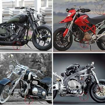 Motorcycle Bell: Viking Odin Nordic Gremlin Bells for Motorcycles - Guardian Bell Keychain with Key Ring | Biker Riding Accessory Bell, Biker Bell Gifts for Men and Women