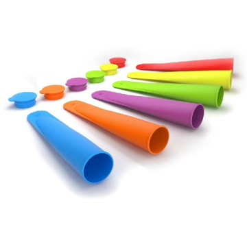 FoodWorks Silicone Ice Pop Maker Molds Set of 6