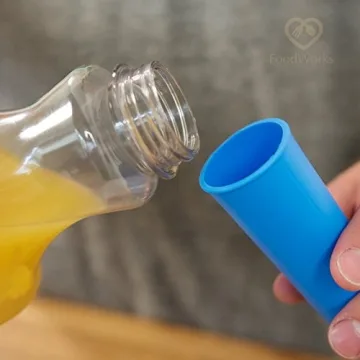 FoodWorks Silicone Ice Pop Maker Molds Set of 6