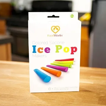FoodWorks Silicone Ice Pop Maker Molds Set of 6