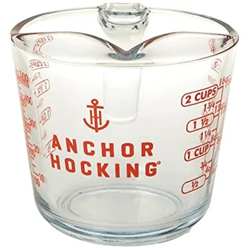 Anchor Hocking 16 Ounce Measuring Cup with Open Handle