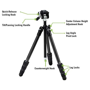 Vortex Optics Summit Carbon II Tripod Kit - Lightweight Stability