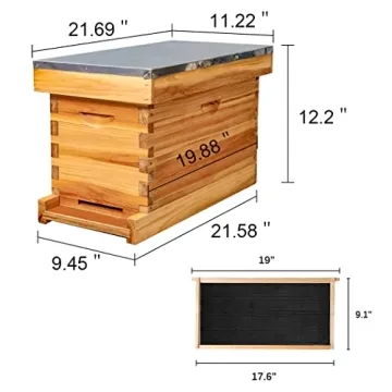 MayBee 5-Frame Nuc Beehive Kit for Beekeeping