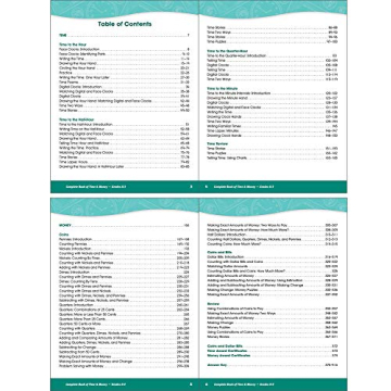 Carson Dellosa Time and Money Workbook for Kids K-3