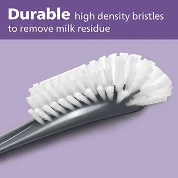 Philips AVENT Baby Bottle and Nipple Brush, Grey, SCF145/18