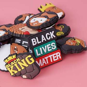 Sunisife TopLAD 25 Charms for Clogs Sandals & Bracelets