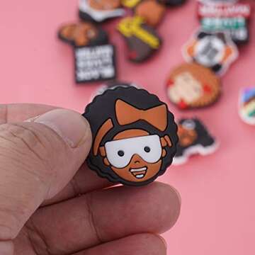 Sunisife TopLAD 25 Charms for Clogs Sandals & Bracelets