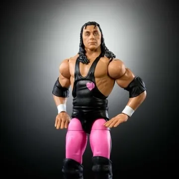 WWE Bret Hart Elite Action Figure with Accessories