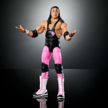 WWE Bret Hart Elite Action Figure with Accessories