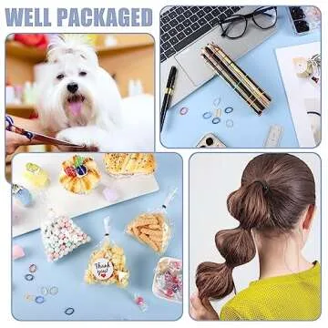 Rubber Bands and Hair Styling Tools Set: 1500 Pcs Elastic Hair Ties with Organizer Box, Baby/Toddler Hair Accessories Gift for Women and Kids