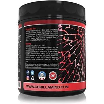 Gorilla Mind Nitric 1.0 Best Stimulant Free Pre-Workout