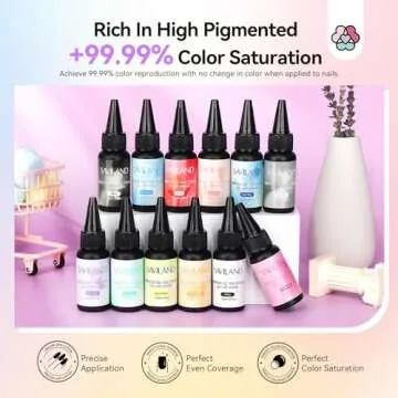 SAVILAND Airbrush Gel Nail Polish Set 30ML 12 Colors