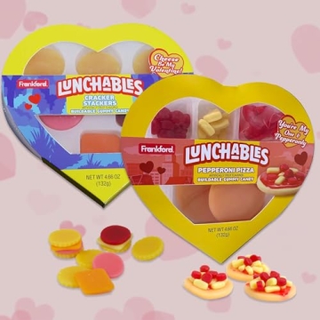 Valentine's Day Lunchables Pizza Gummy Gift Box 2 Pack