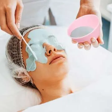 Healifty 3Pcs Silicone Face Mixing Bowl Set Portable Beauty Tool