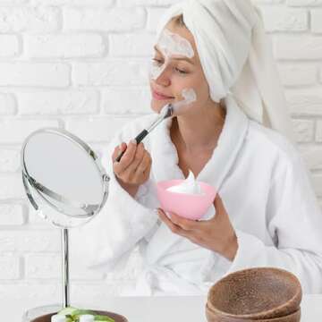 Healifty 3Pcs Silicone Face Mixing Bowl Set Portable Beauty Tool