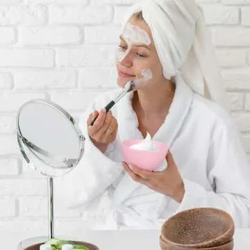 Healifty 3Pcs Silicone Face Mixing Bowl Set Portable Beauty Tool