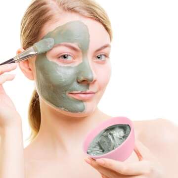 Healifty 3Pcs Silicone Face Mixing Bowl Set Portable Beauty Tool