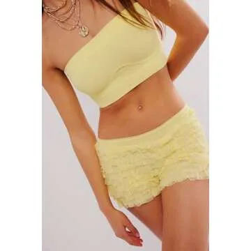Y2K Lolita Bloomers Lace Layered Pumpkin Booty Shorts